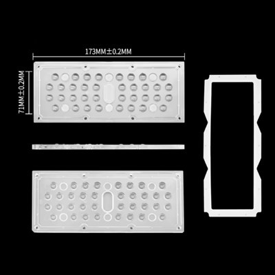 Høy-enhetsbelysningsoptikk